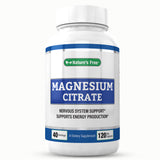 Nature's Free Magnesium Citrate 400mg from 2667mg 120 Vegetable Capsules