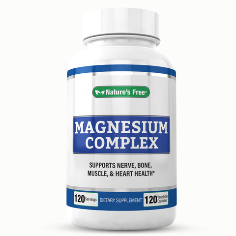 Nature's Free Magnesium 500 Complex 120 Vegetable Capsules